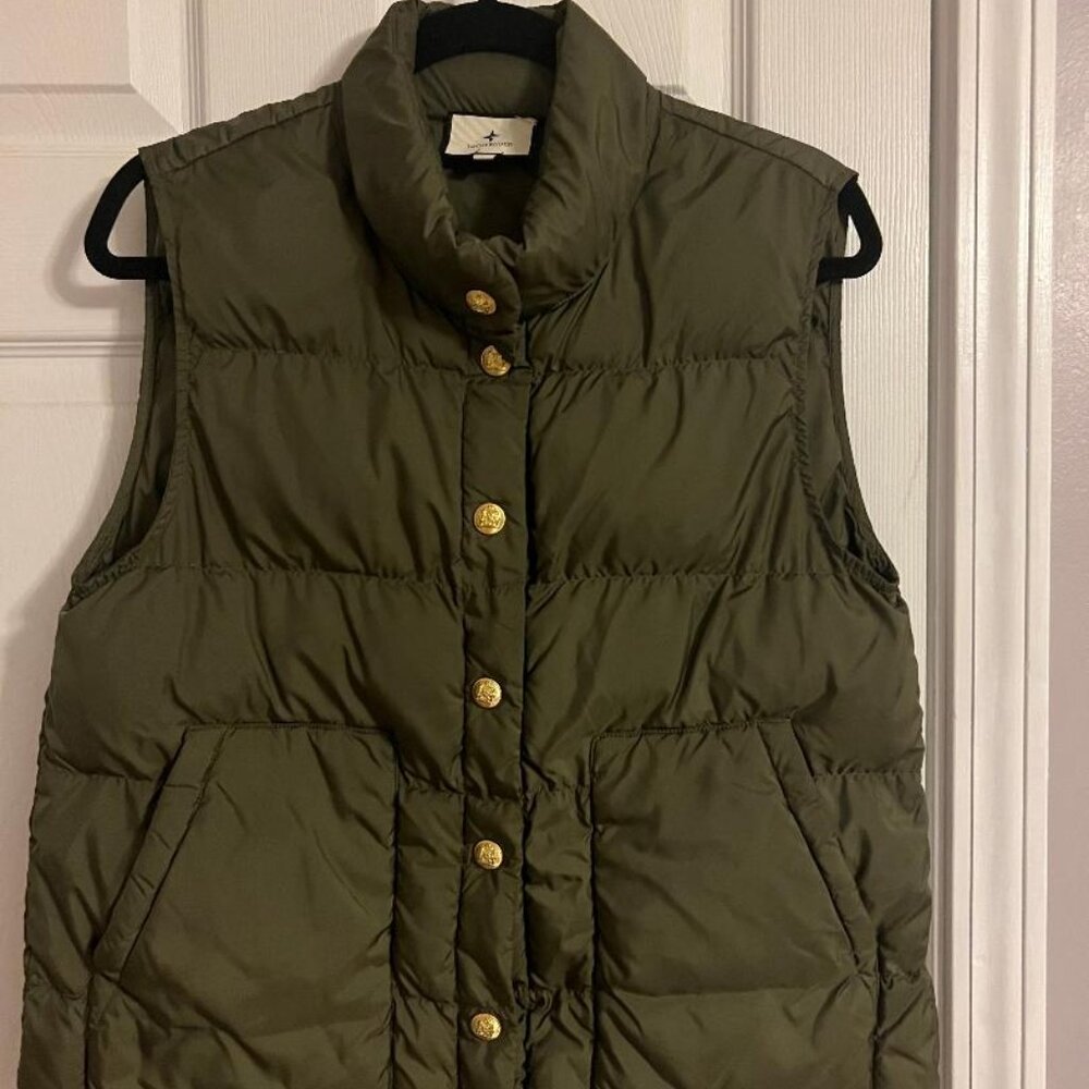 Tuckernuck Olive Green Inez Puffer Vest
